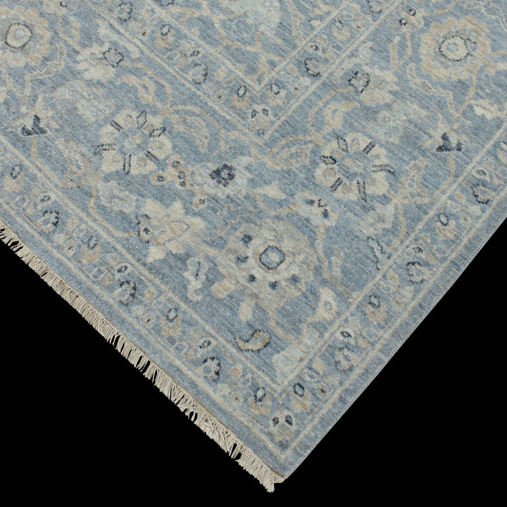 Blue Transitional Wool Rug - 8' x 10' Default Title