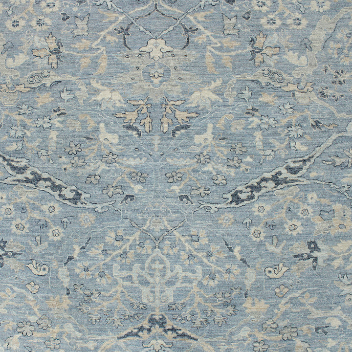 Blue Transitional Wool Rug - 8' x 10' Default Title