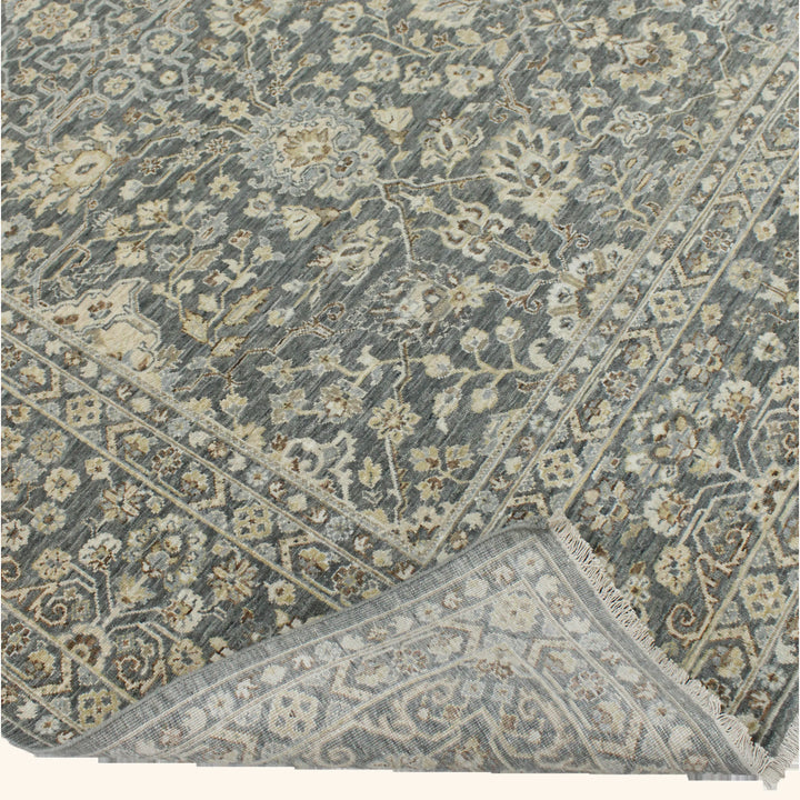 Blue Transitional Wool Rug - 8' x 10' Default Title