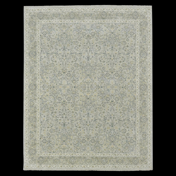 Grey Transitional Wool Rug - 8' x 10' Default Title