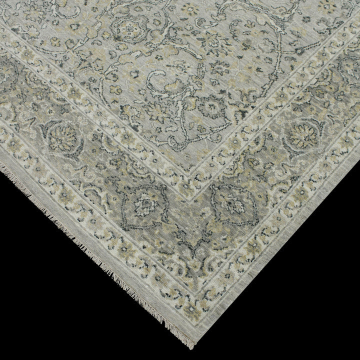 Grey Transitional Wool Rug - 8' x 10' Default Title