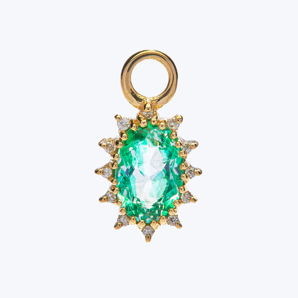 Diana Charm with Green Topaz Default Title