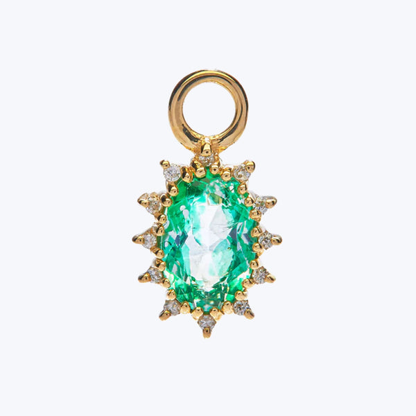 Diana Charm with Green Topaz Default Title