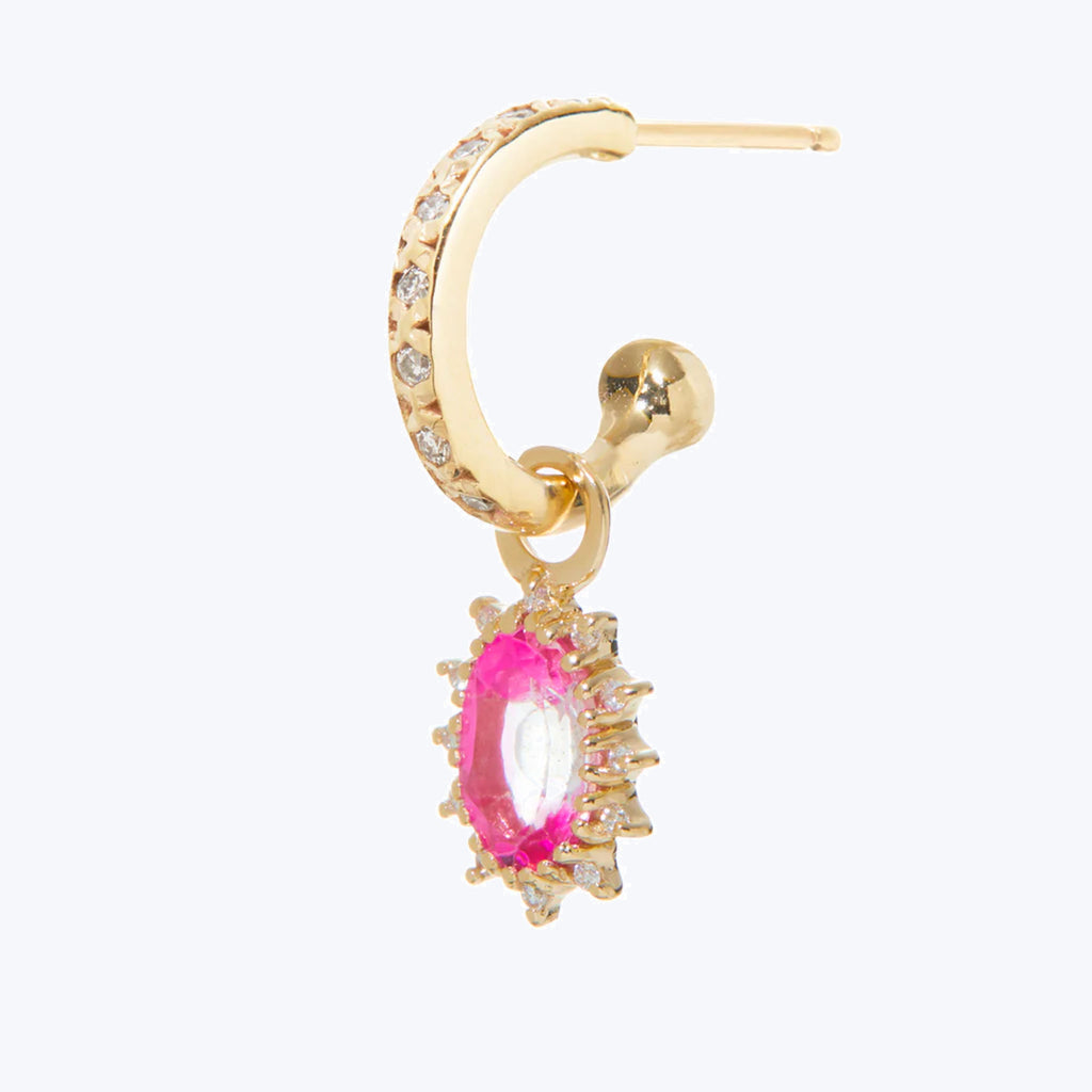 Diana Charm with Pink Topaz Default Title