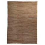 Brown Flatweave Wool Rug - 13' x 18'7"