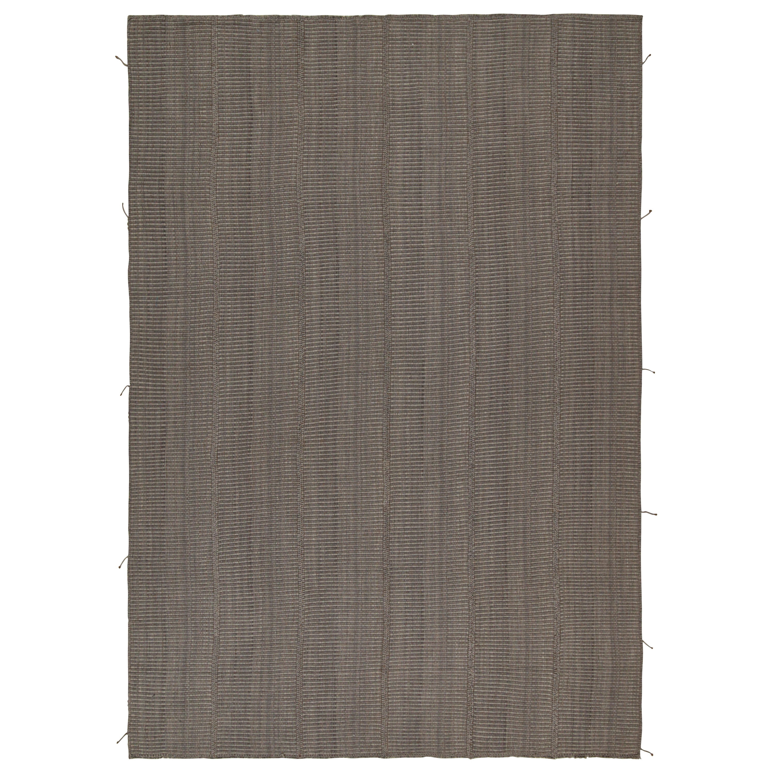 Contemporary Striped Kilim Rug- 10' x 14'4" Default Title