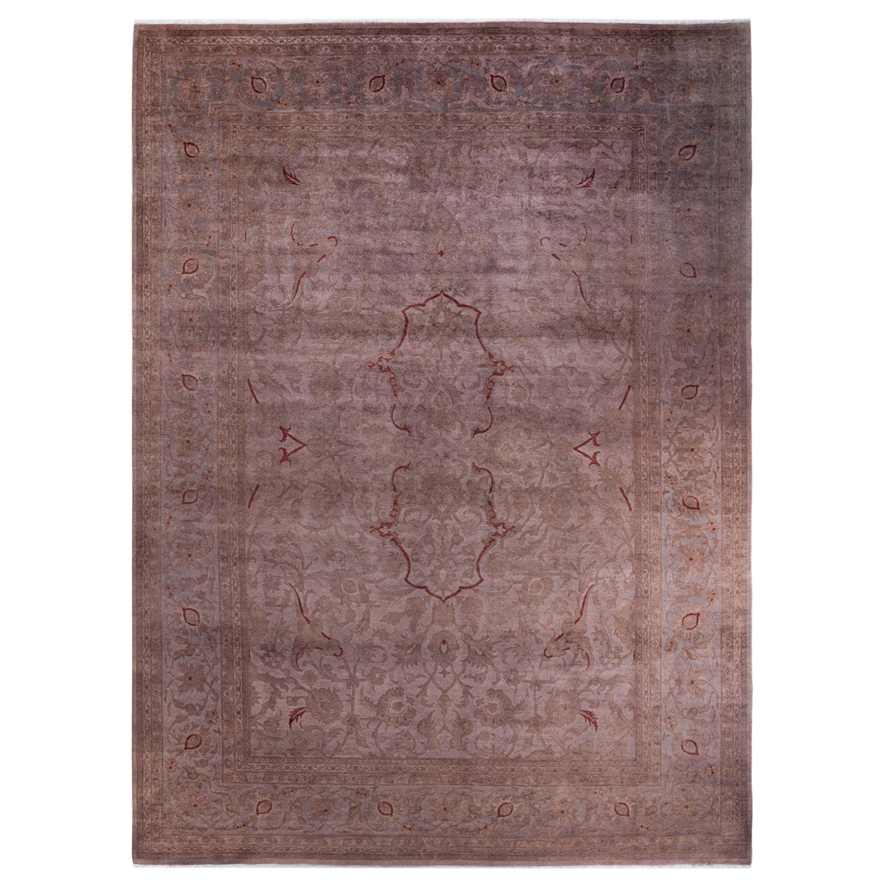 Color Reform, One-of-a-Kind Hand-Knotted Area Rug - Beige, 10' 1" x 13' 9" Default Title