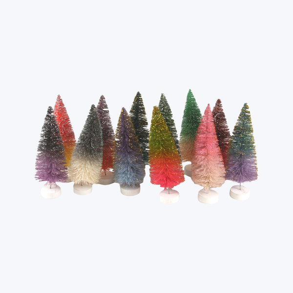 Large Glitter Ombre Trees, Set of 12 Default Title