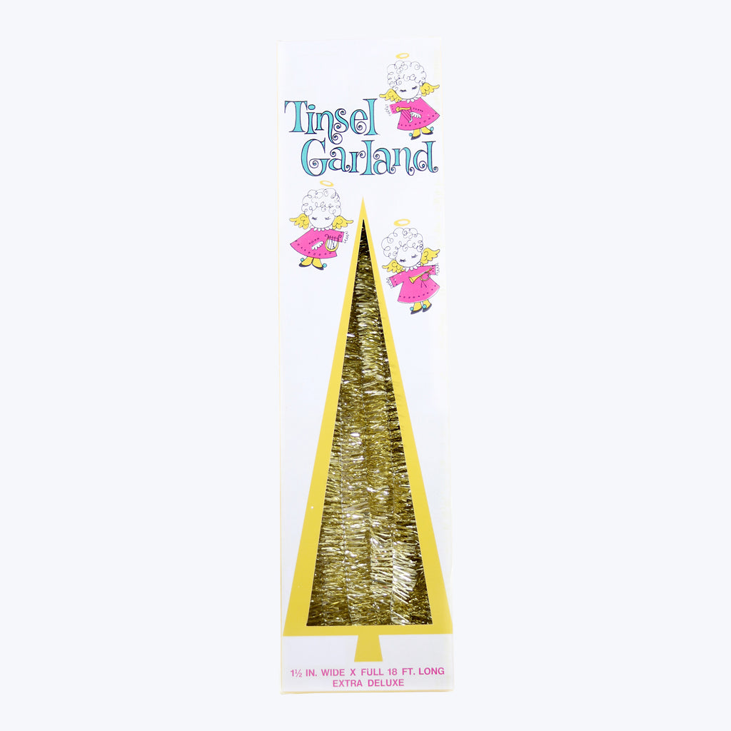 Tinsel Garland Gold