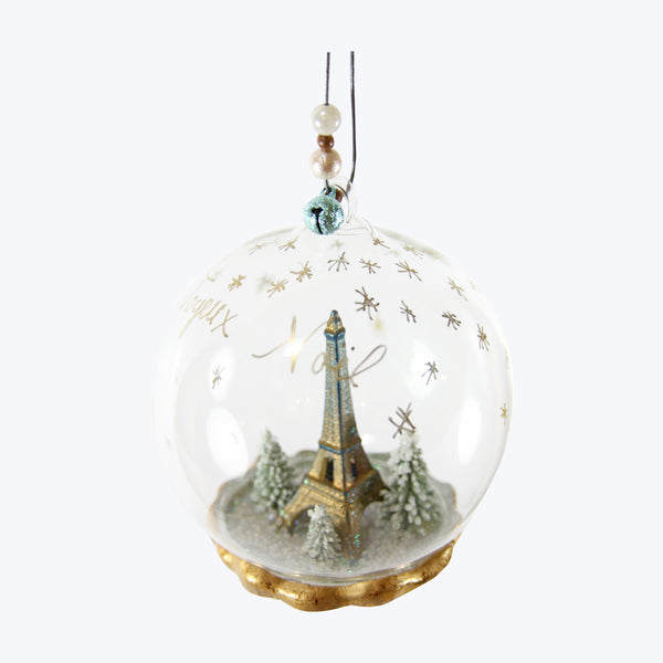 Joyeux Noel Globe Ornament Default Title