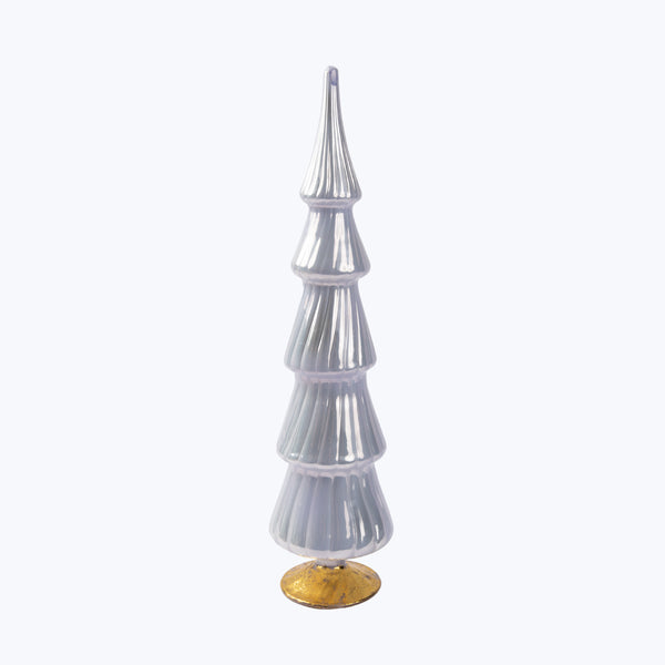Grey Hue Glass Tree Silver / Extra Large
