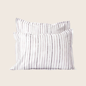Rigato Duvets & Shams, Thistle Pillow Sham / Standard