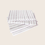 Rigato Sheets & Pillowcases, Thistle Fitted Sheet / Queen