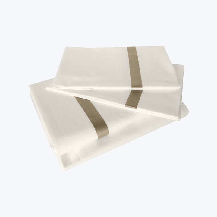 Pegaso Sheets & Pillowcases Pillowcase Pair / Standard / Ivory/Flax