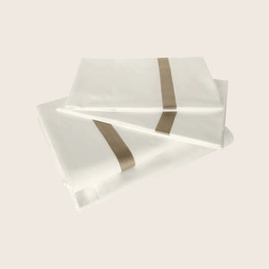 Pegaso Sheets & Pillowcases Pillowcase Pair / Standard / Ivory/Flax