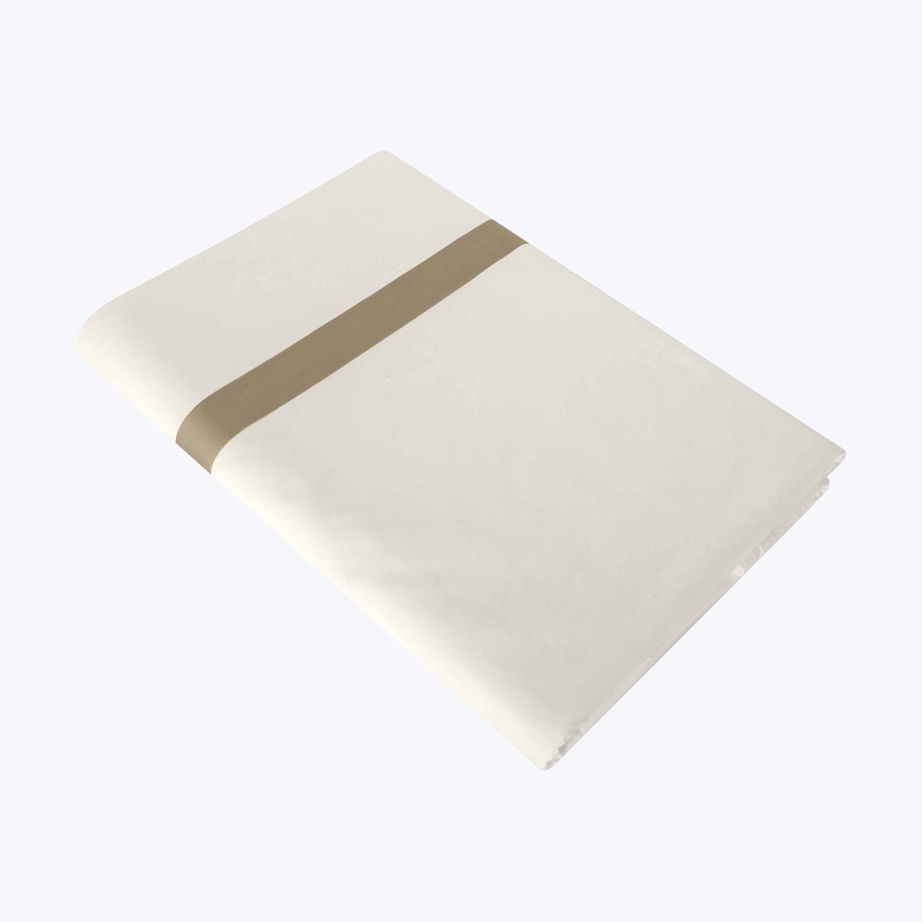 Pegaso Sheets & Pillowcases Flat Sheet / Twin / Ivory/Flax
