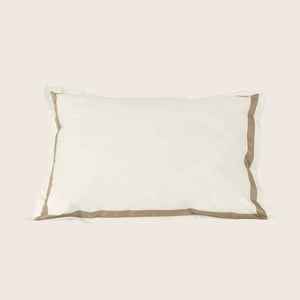 Pegaso Duvets & Shams Pillow Sham / Standard / Ivory/Flax