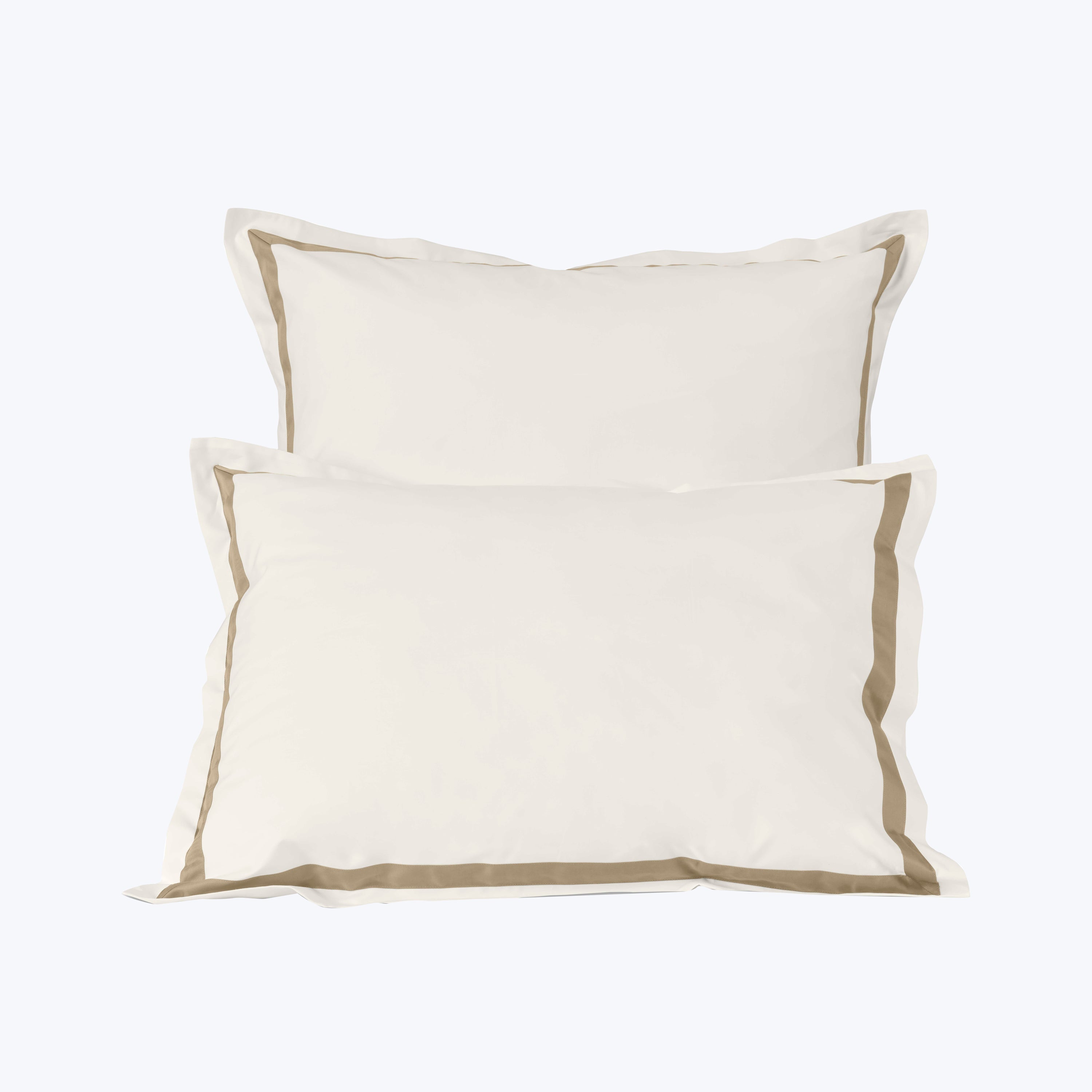 Pegaso Duvets & Shams Pillow Sham / Standard / Ivory/Flax