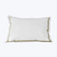 Pegaso Duvets & Shams Pillow Sham / Standard / White/Khaki
