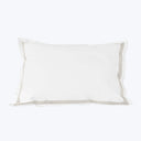 Pegaso Duvets & Shams Pillow Sham / Standard / White/Pearl