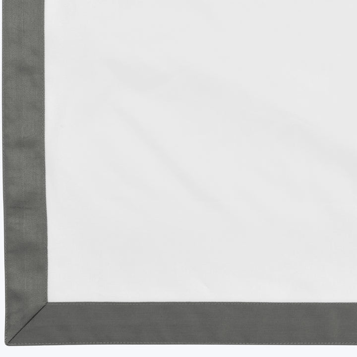 Pegaso Duvets & Shams Duvet Cover / Twin / White/Lead Grey