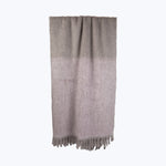 Ombre Mohair Throw Taupe/Lilac
