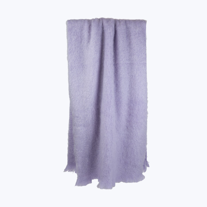 Mohair Throw Lilac
