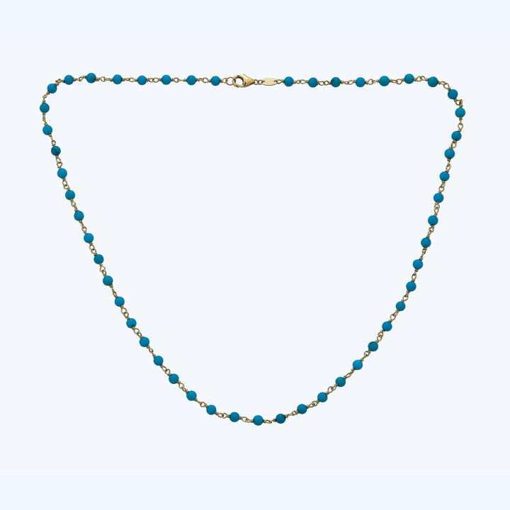 2.6mm Italian Turquoise Bead Chain