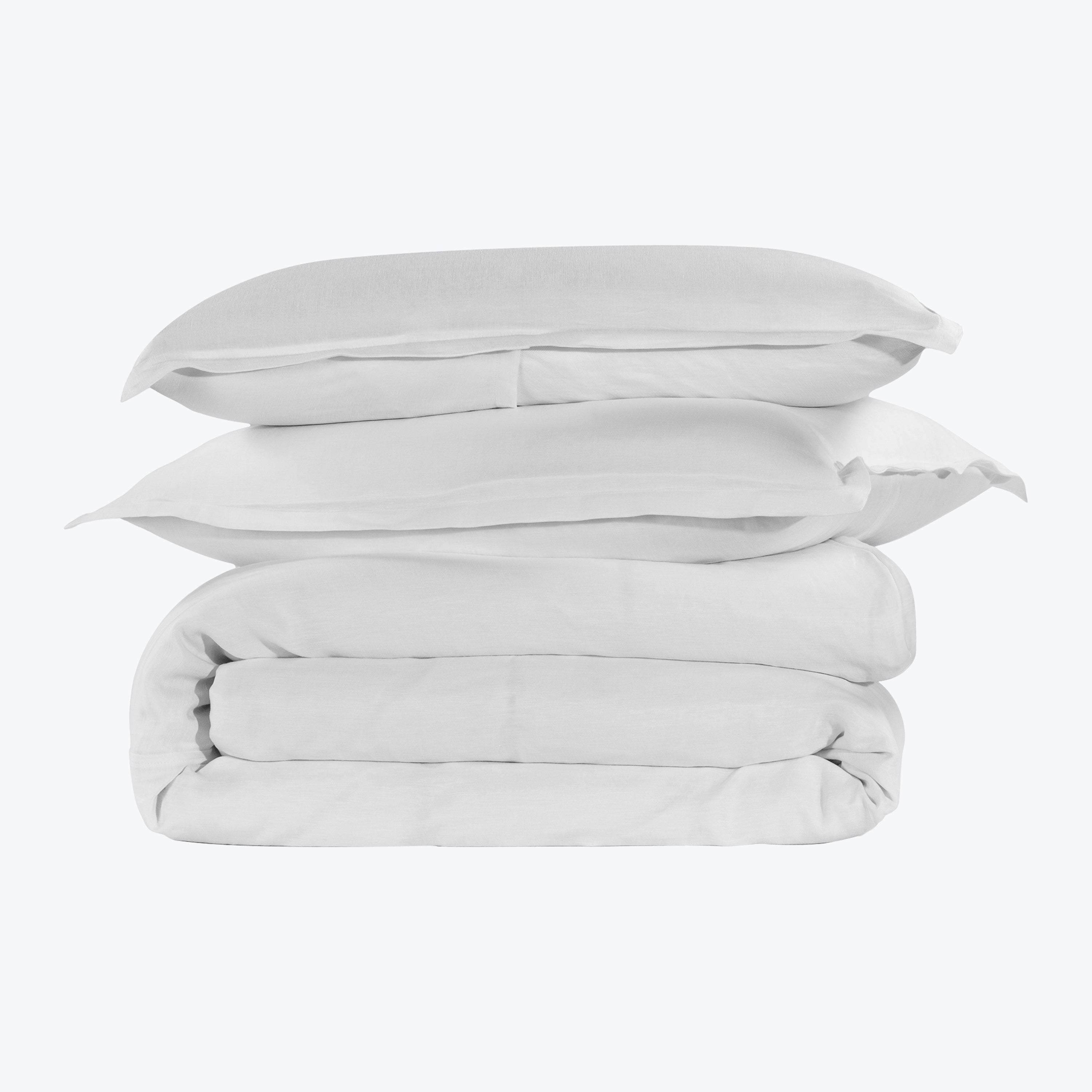 Cupro Linen Bedding Pillow Sham / Standard / White