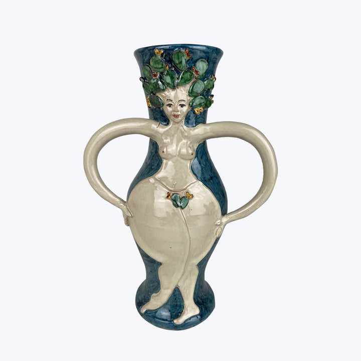 Hand-Painted Figure Jug Default Title