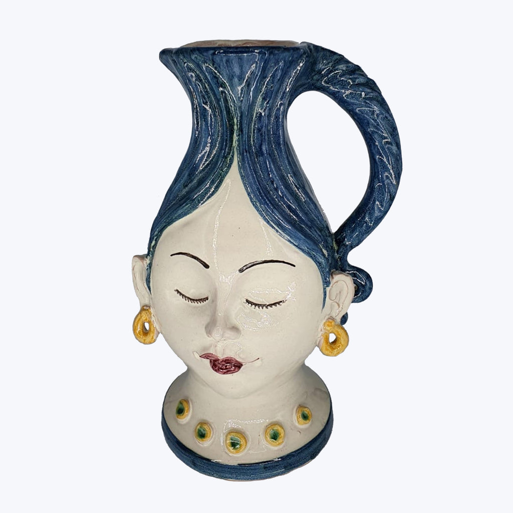 Hand-Painted Face Jug Default Title