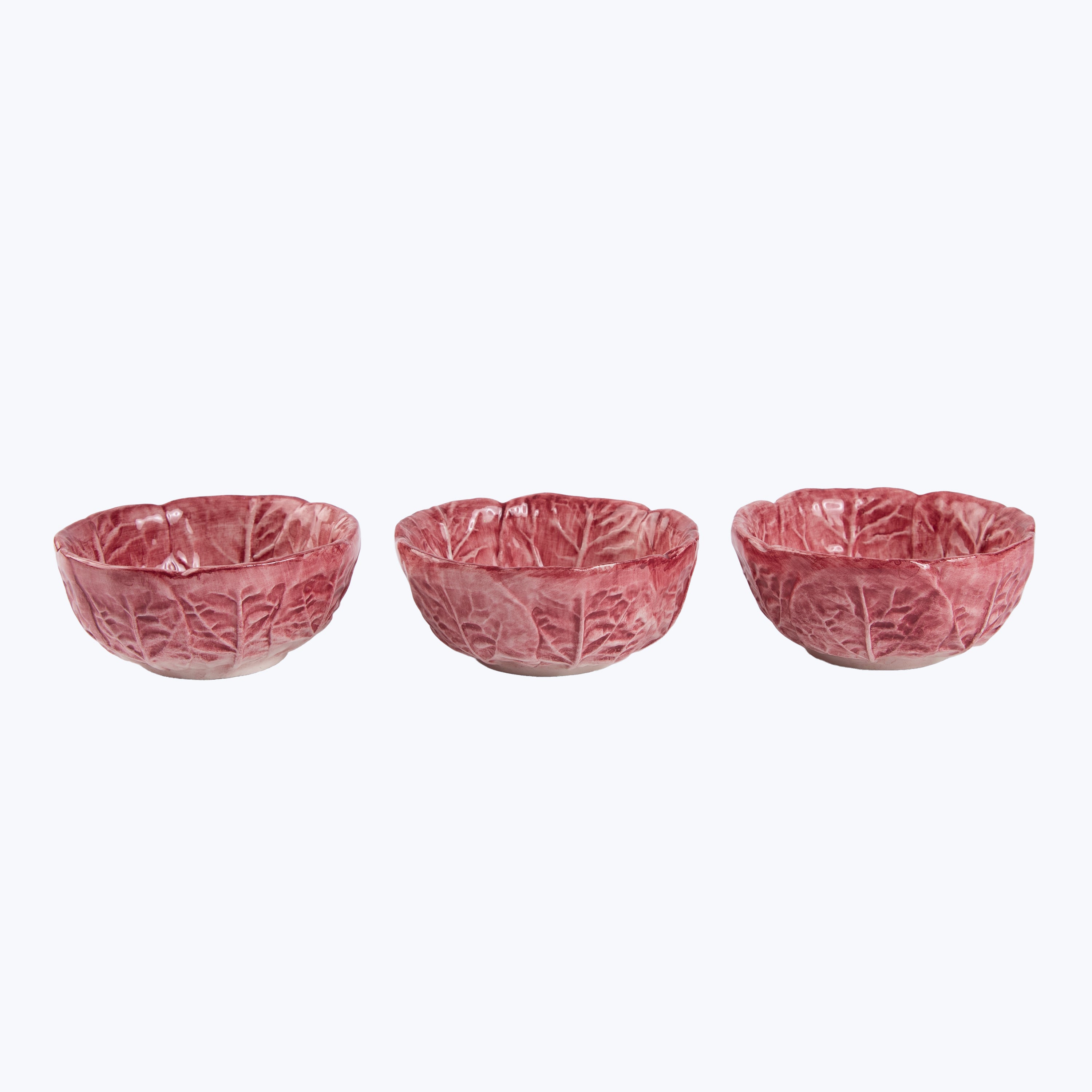 Radicchio Starter Bowls, Set of 3 Default Title