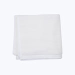 Shine Cotton & Silk Bath Towel White