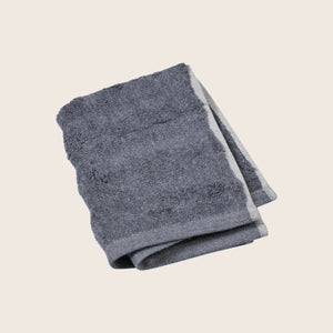 Ash Ribbed Washcloth Anthracite - hover