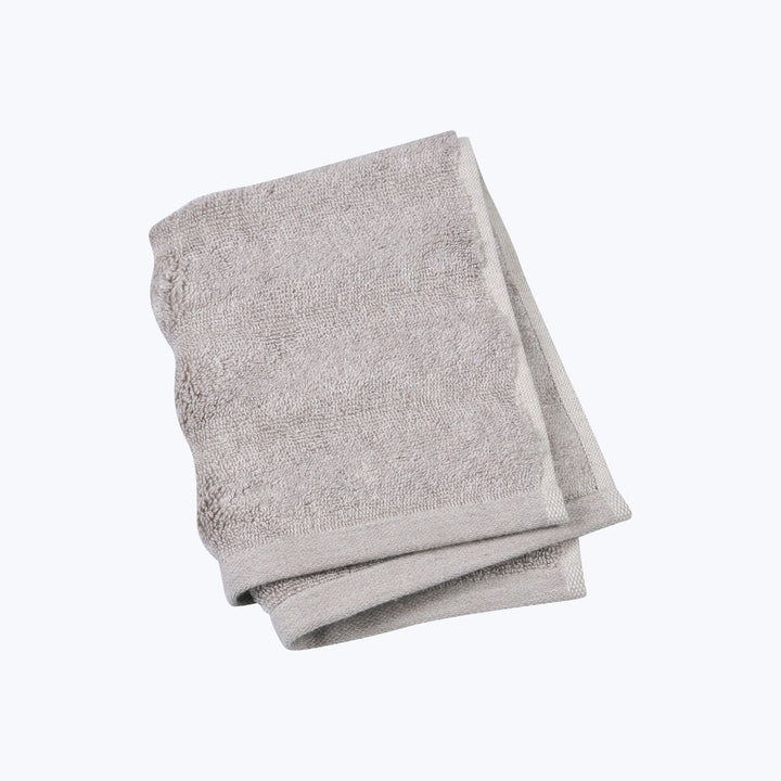 Ash Ribbed Washcloth Atmosphere