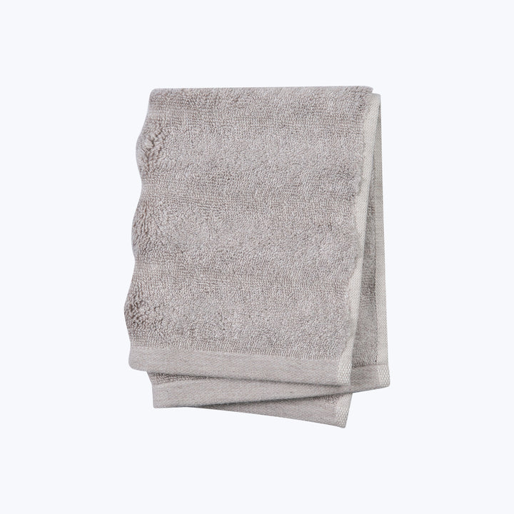 Ash Ribbed Washcloth Atmosphere