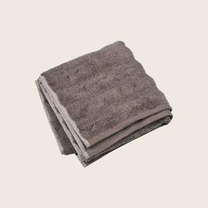 Ash Ribbed Hand Towel Brown - hover