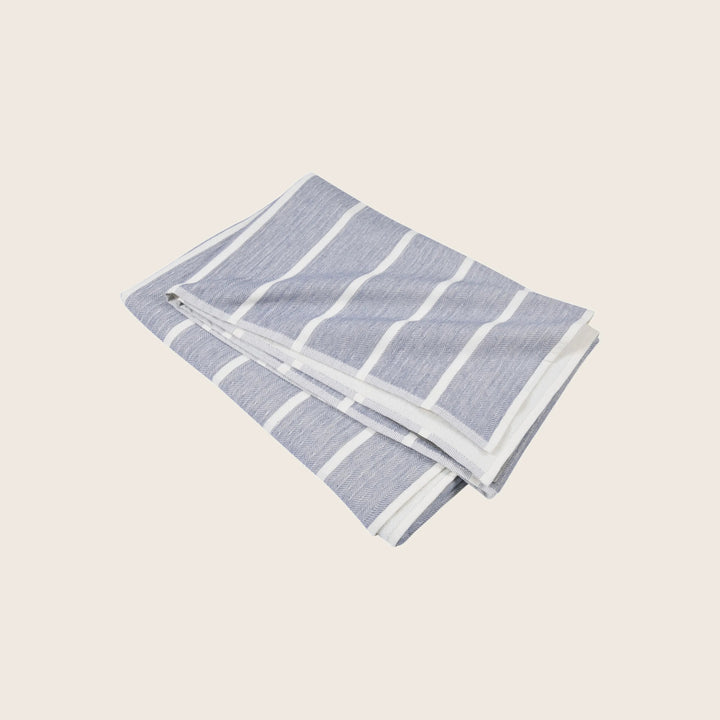 Estiva Beach Towel Ivory/Blue