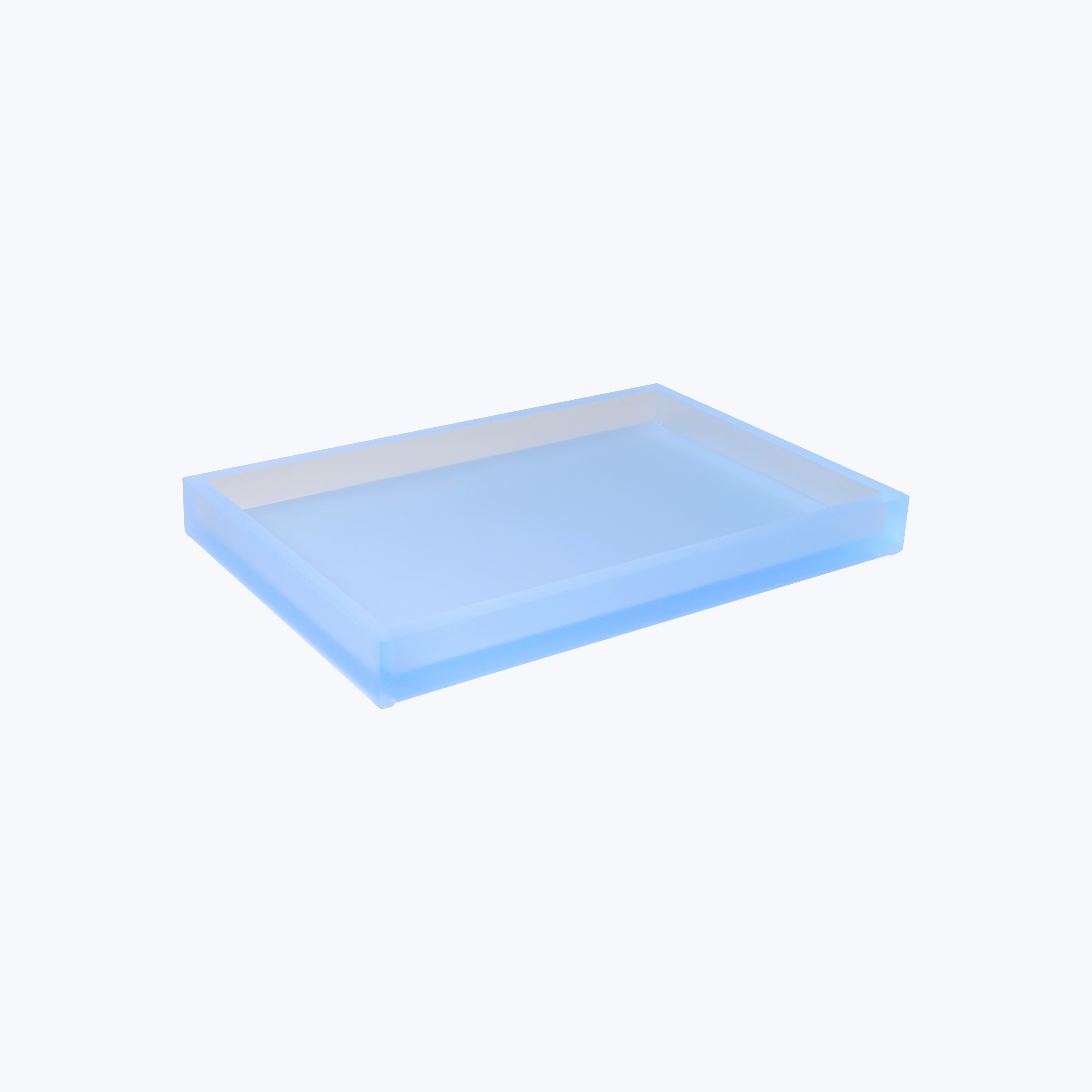 Ice Clear Large Vanity Tray, Modern Bathroom