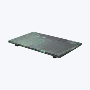 Taj Small Tray with Square Feet Lapis - hover