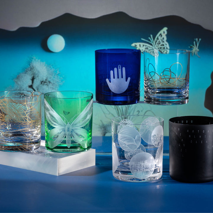 Animation Double Old-Fashioned Glasses, Set of 6