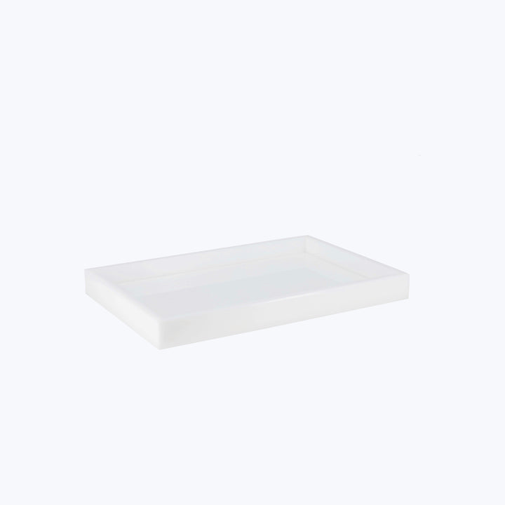 Ice Large Vanity Tray White