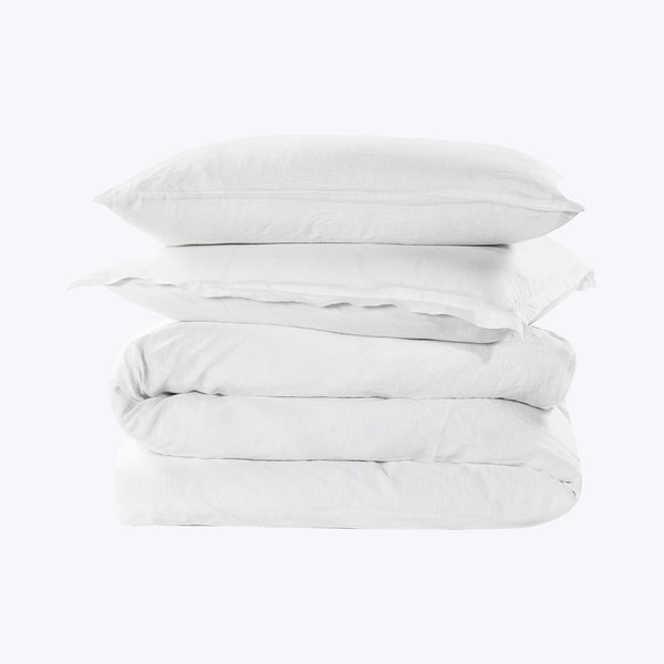 Hemp Linen Sheet Set White Queen