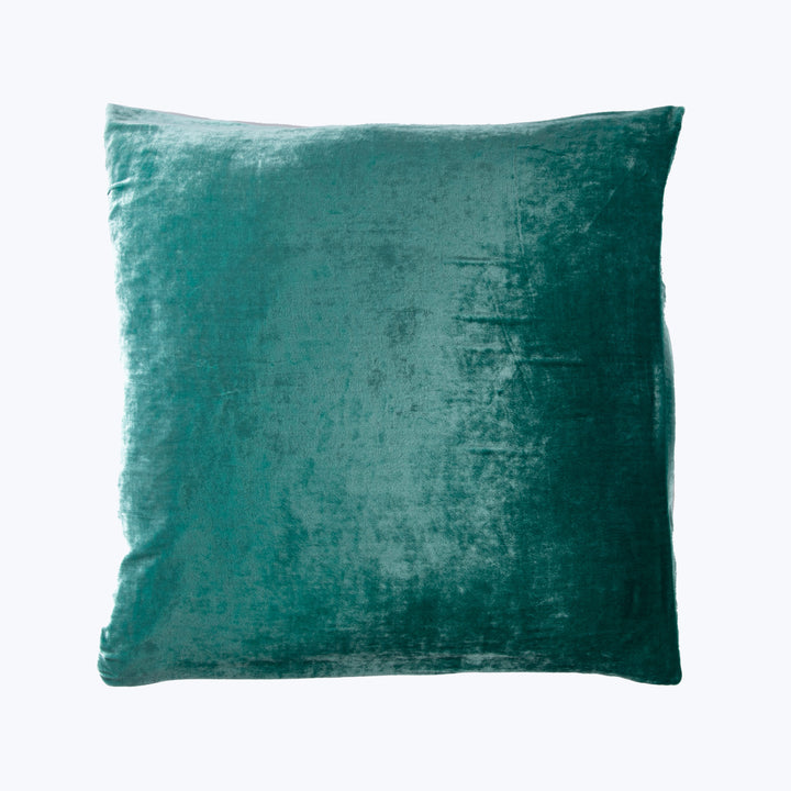 Velvet Pillow Jade 18" x 18"