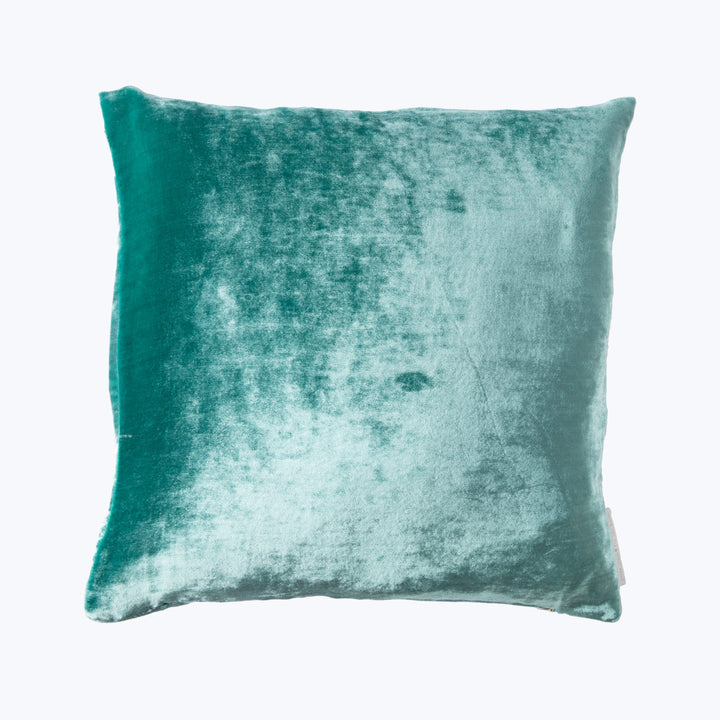 Velvet Pillow Jade 24" x 24"