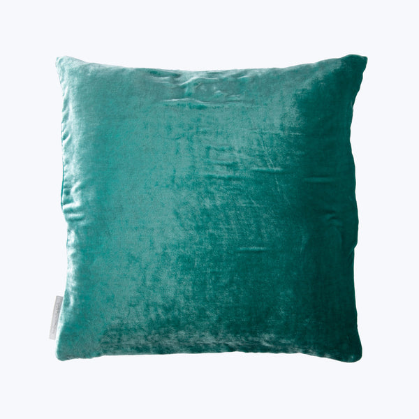 Velvet Pillow Jade 24" x 24"