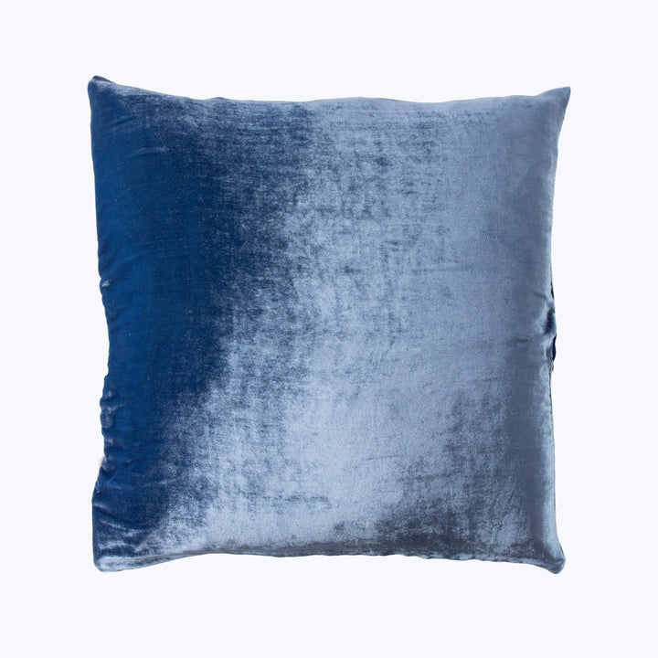 Velvet Pillow Cobalt 24" x 24"