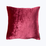 Velvet Pillow Raspberry 24" x 24"