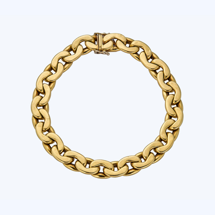 Tiffany & Co. 18K yellow gold link bracelet