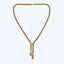 18K yellow gold rope tassel necklace